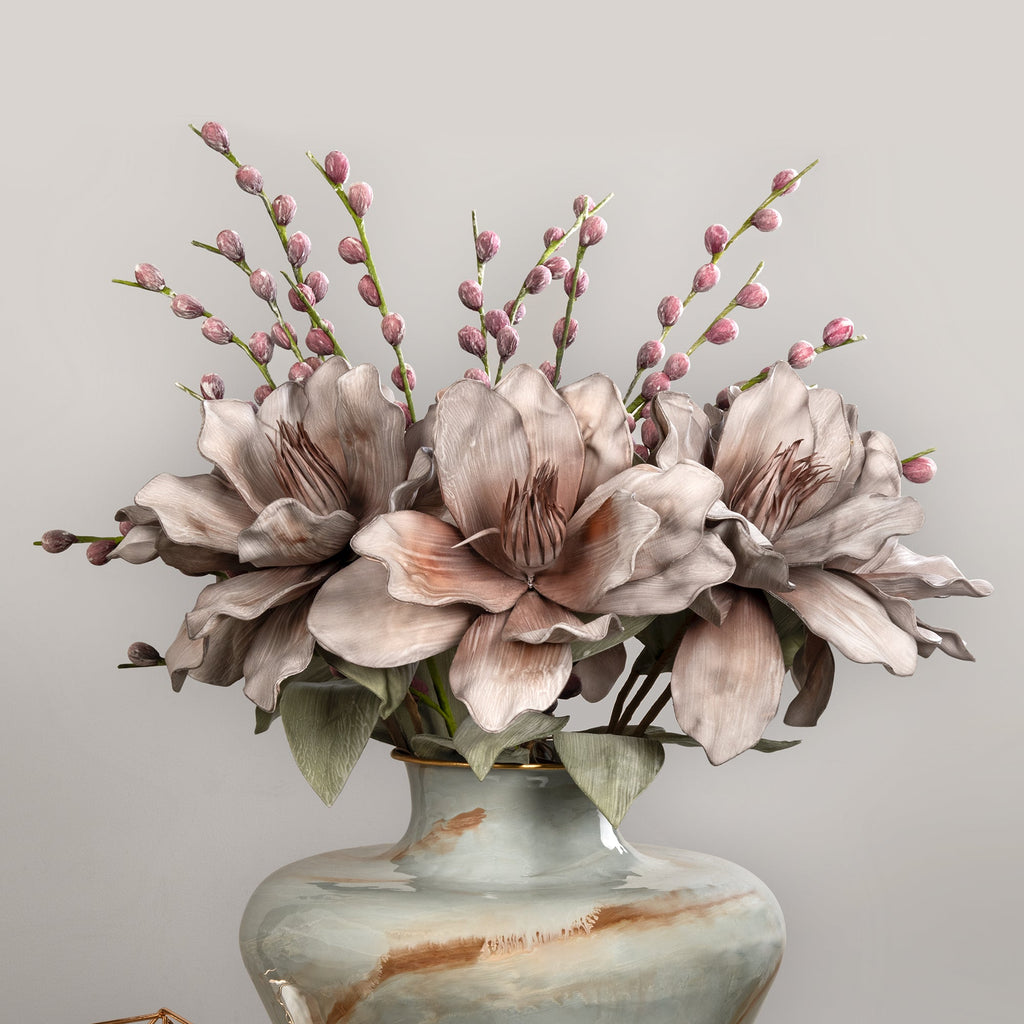 Plum Cottonwood Foam Flower