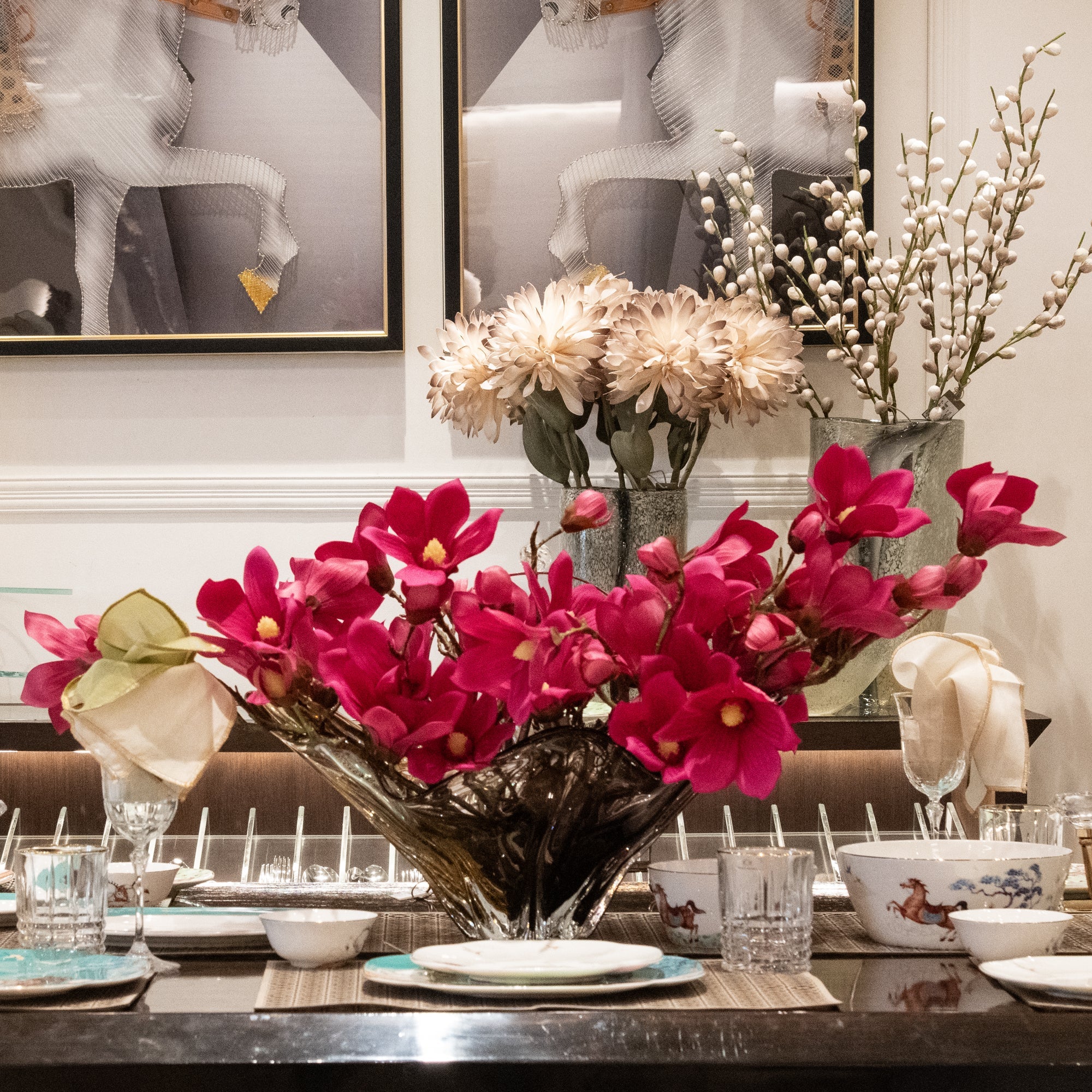 Magenta Magnolia Flower