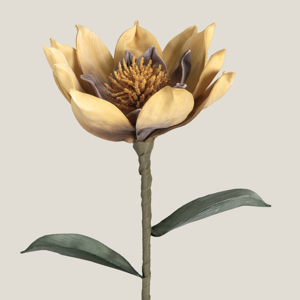 Yellow & Coffee Sunflower Faux Flower