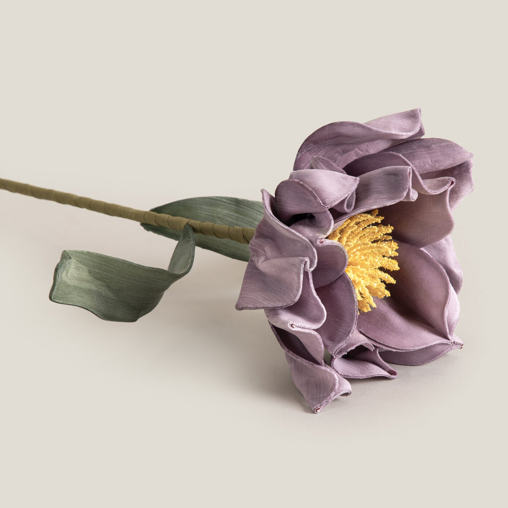 Purple & Yellow Primrose Faux Flower